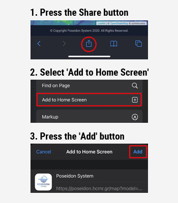 Steps installing pwa app with Safari browser