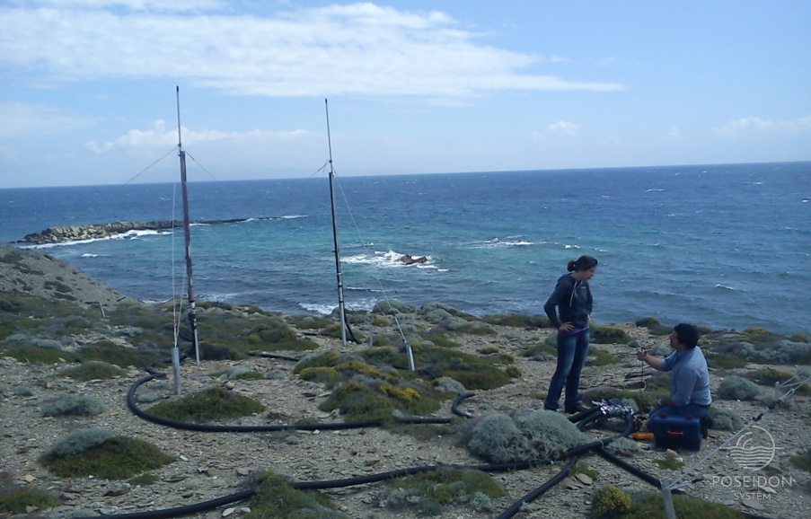 ΗF Radar’s antennas system at Plaka site