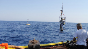 CTD deployment from R/V Philia (Sep. 2016)