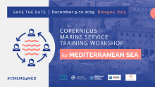 CMEMS MED Training workshop, Bologna, Italy, December 2019
