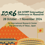 6th International Conference for Reanalysis (ICR6), Tokyo, Japan